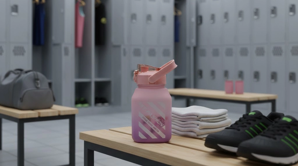 قمقمه ورزشی 1.5L جاگ واتر چهار ضلعی ST Fashion