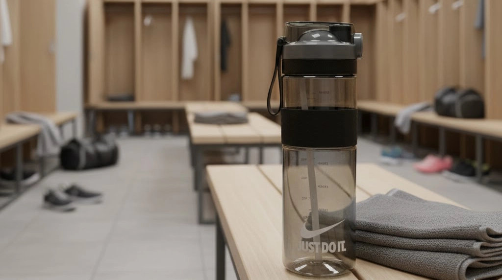 قمقمه نایک شفاف 800 میلی لیتر Battell4