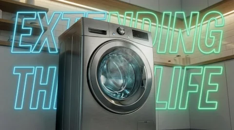 افزایش طول عمر ماشین لباسشویی