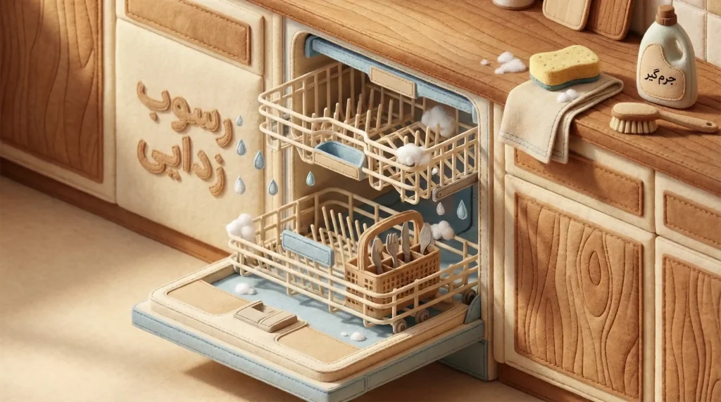 آموزش جرم گیری ماشین ظرفشویی