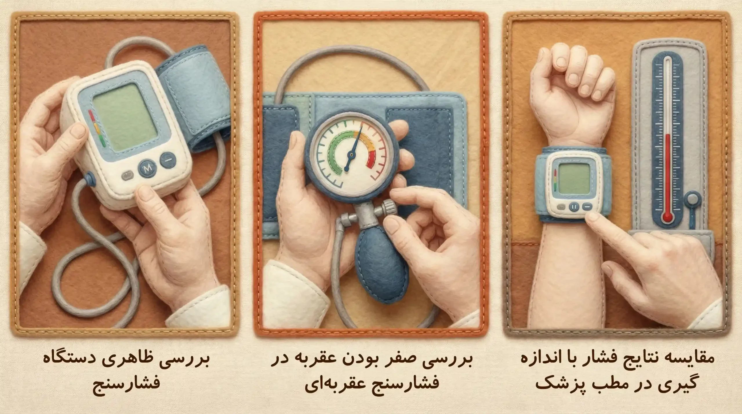 سه روش بررسی صحت عملکرد فشارسنج