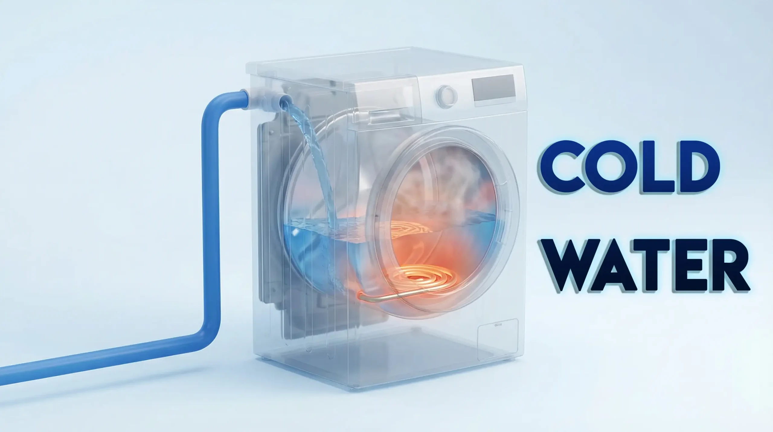 ماشین لباسشویی تک شیر؛ وقتی همه چیز با آب سرد شروع می‌شود