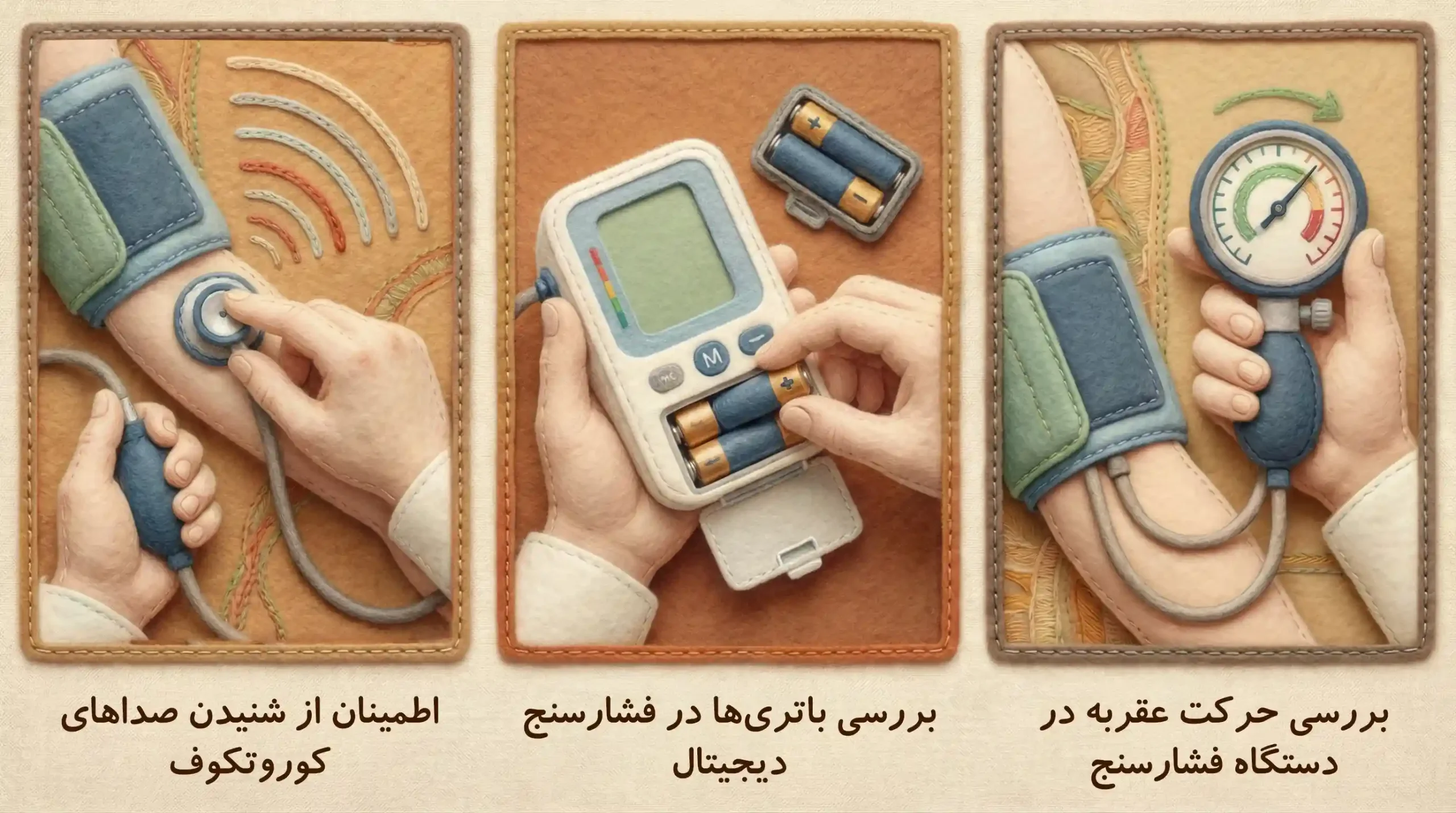 سه روش نهایی بررسی صحت عملکرد فشارسنج