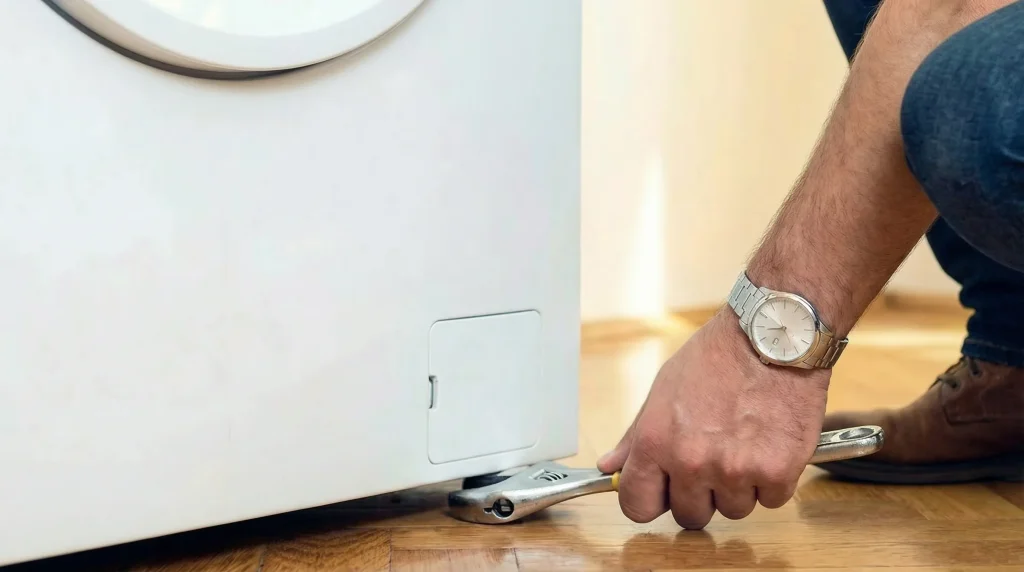 تراز بودن ماشین لباسشویی روی سطح زمین