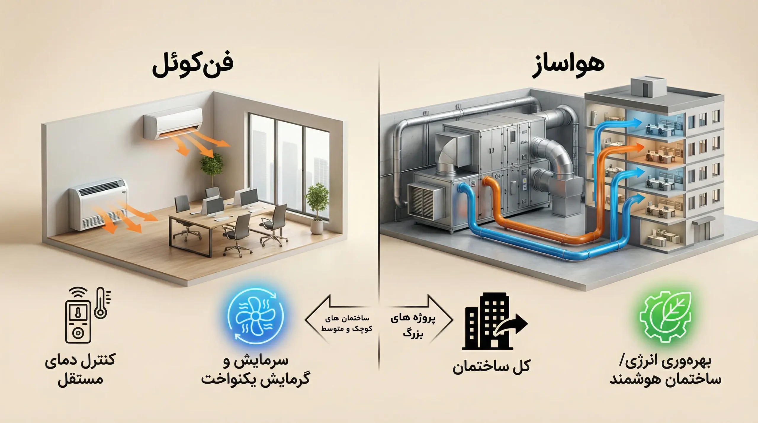 فن‌کوئل و هواساز