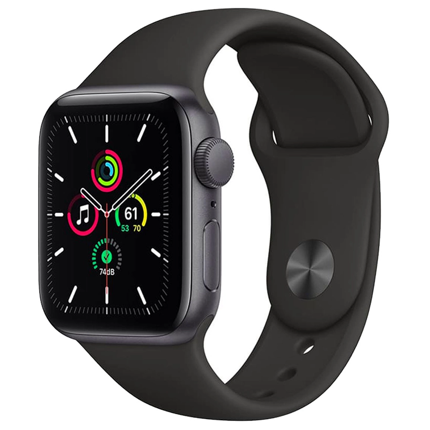 اپل واچ سری SE 2021 44mm-Aluminum-Case-with-Sport- silicone Band