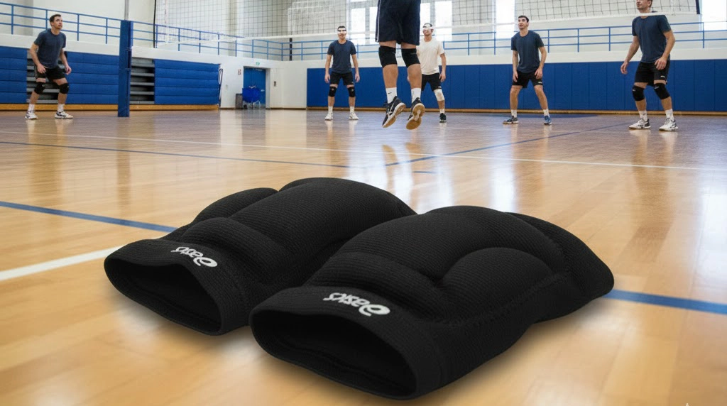 زانو بند ورزشی آسیکس مناسب والیبال