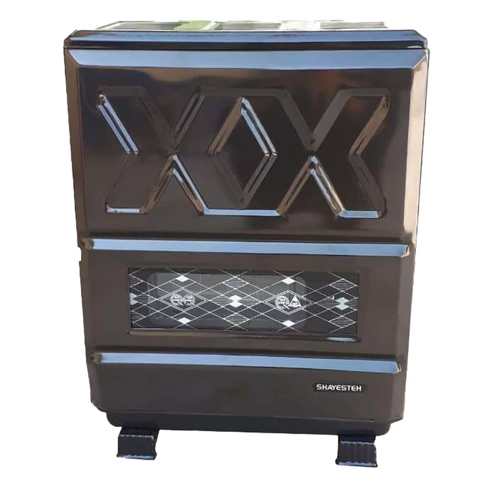 بخاری گازی شایسته دودکشدار jk8-2001 مشکی