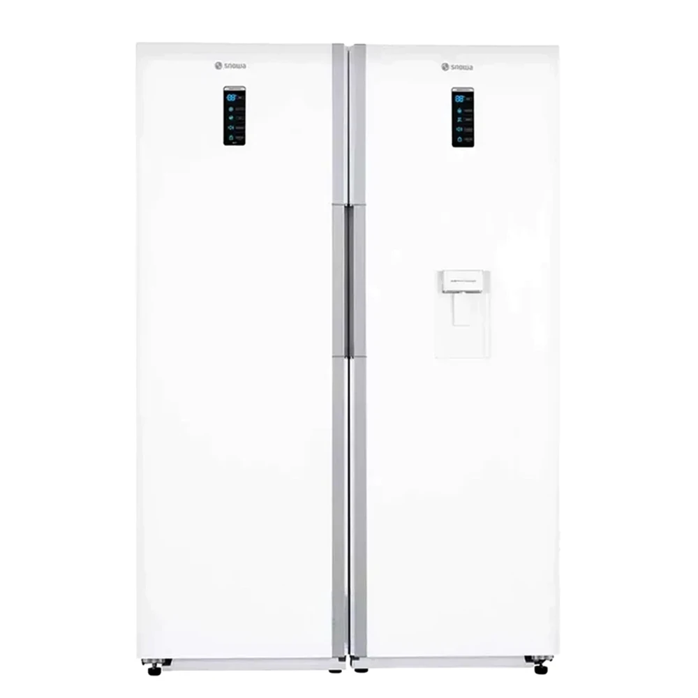 یخچال فریزر دوقلو اسنوا سری ژیوان مدل SRDi/SFDi-M210GW سفید آبریزدار