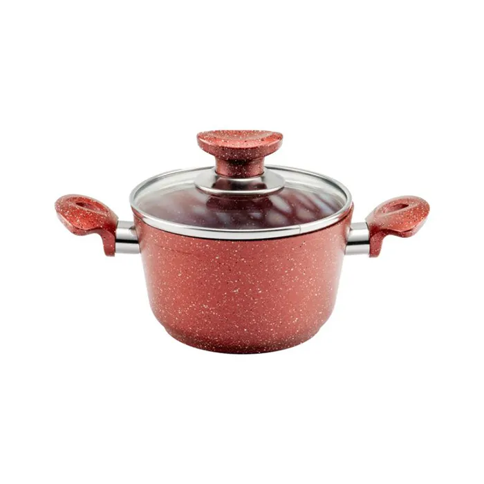 سرویس قابلمه 5 پارچه گرانیت بونرا مدل babyset Burgundy