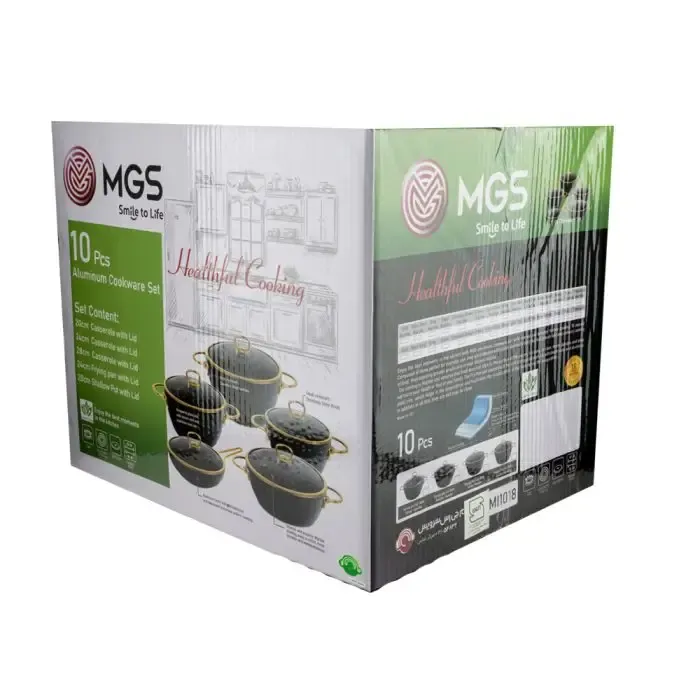 سرویس قابلمه 10 پارچه ام جی اس طرح ماینز - فورج P کد FR04G