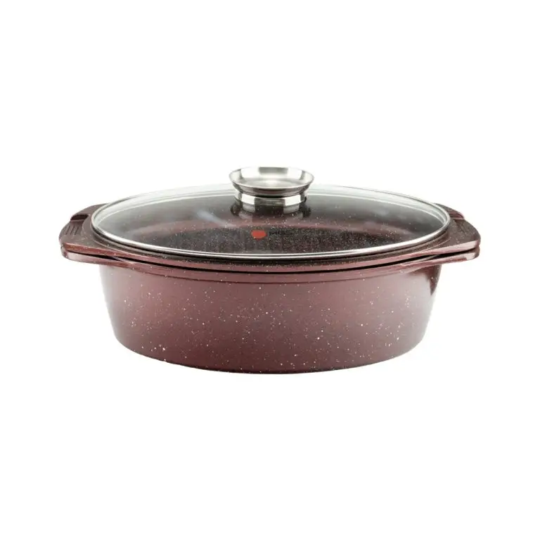 سرویس قابلمه ام جی اس 21 پارچه طرح C جرمنی eggplant