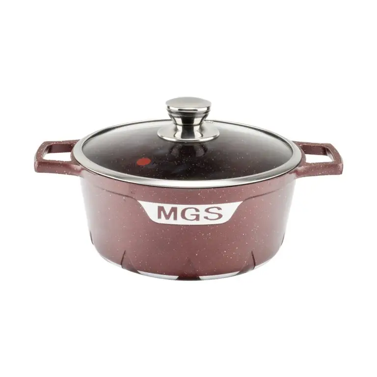 سرویس قابلمه ام جی اس 21 پارچه طرح C جرمنی eggplant
