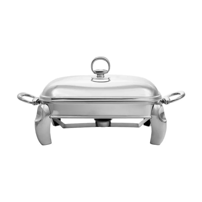 سوفله خوری متوسط مستطیل ام جی اس کد OW3102G steel