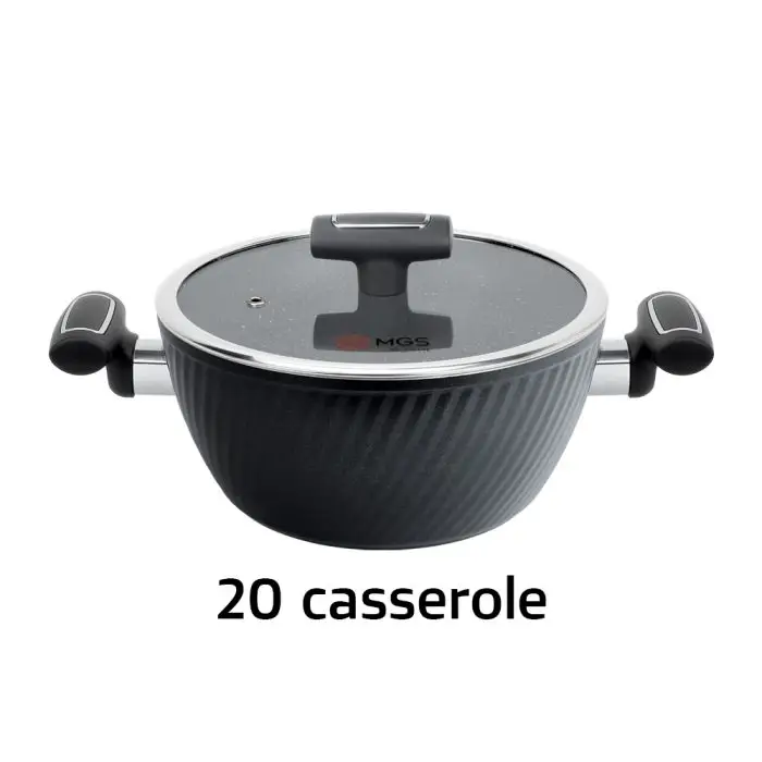 سرویس قابلمه 10 پارچه طرح فورج FR07 Black