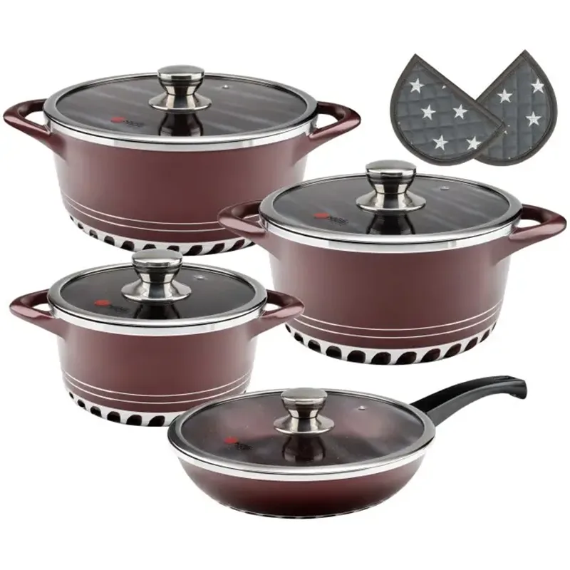 سرویس قابلمه 10 پارچه گرانیت ام جی اس طرح ایتالیا C