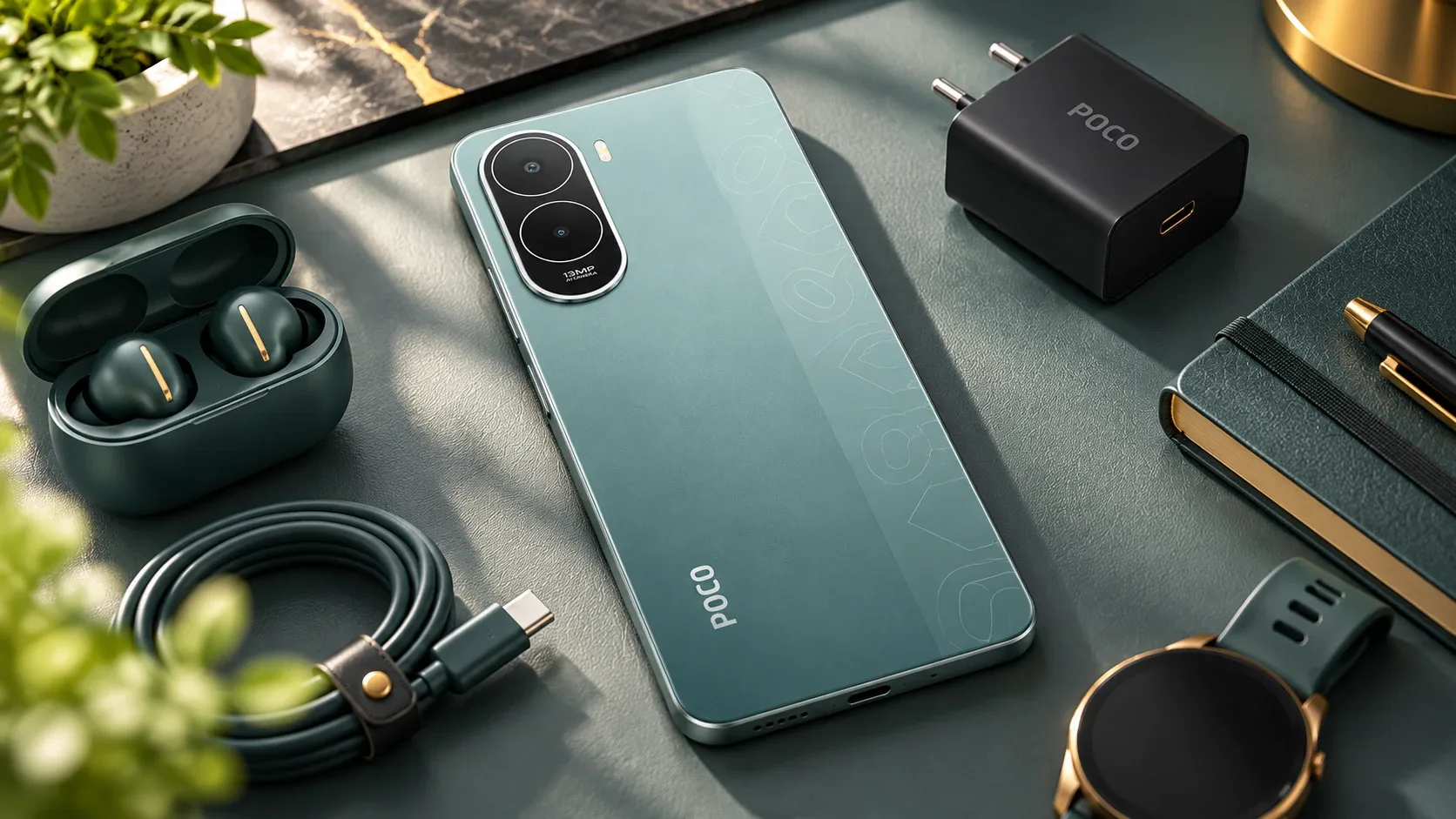 گوشی موبایل شیائومی مدل Poco C81 Pro ظرفیت 128 گیگابایت و رم 4 گیگابایت