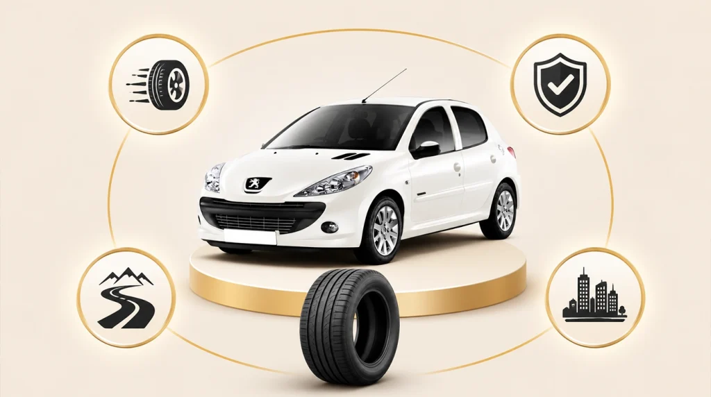 بهترین لاستیک 207