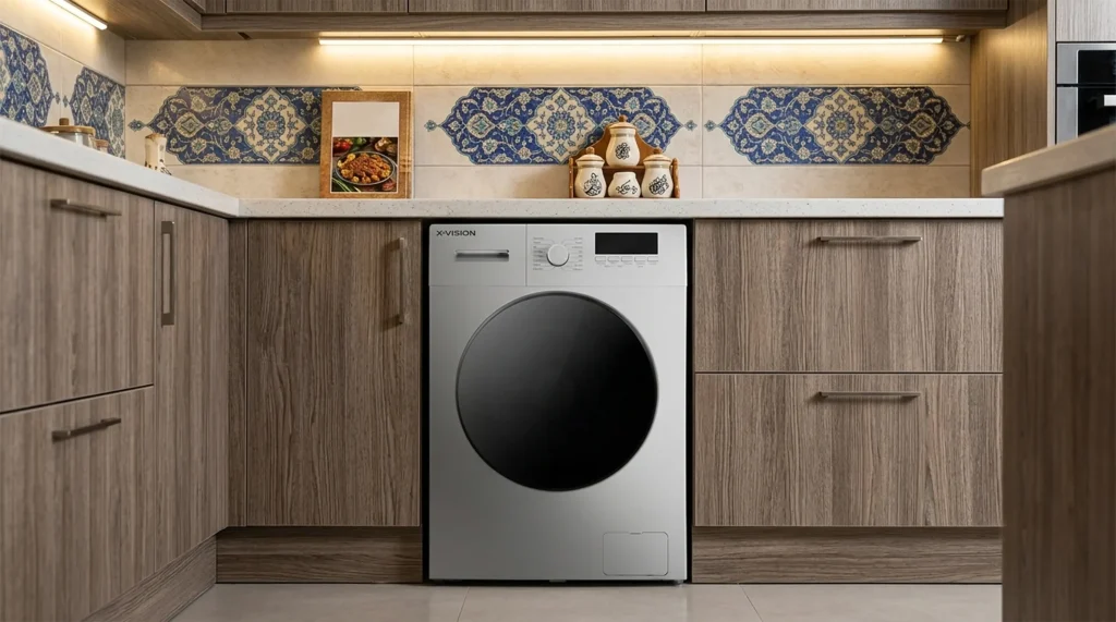 ماشین لباسشویی ایکس ویژن مدل TE62-AW/AS ظرفیت 6 کیلوگرم
