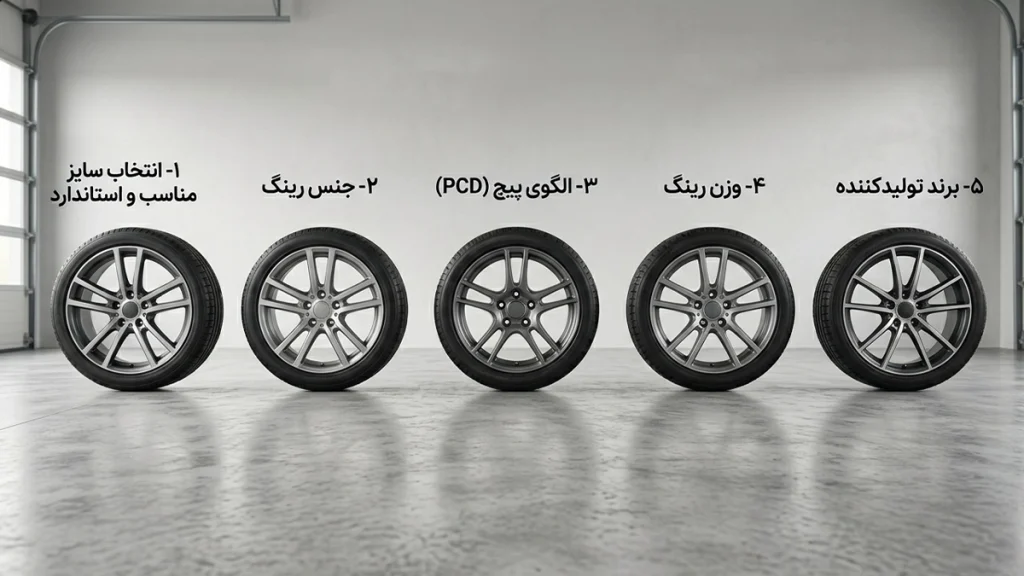 نکات خرید رینگ خودرو