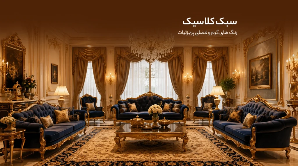 دکوراسیون کلاسیک و لوکس