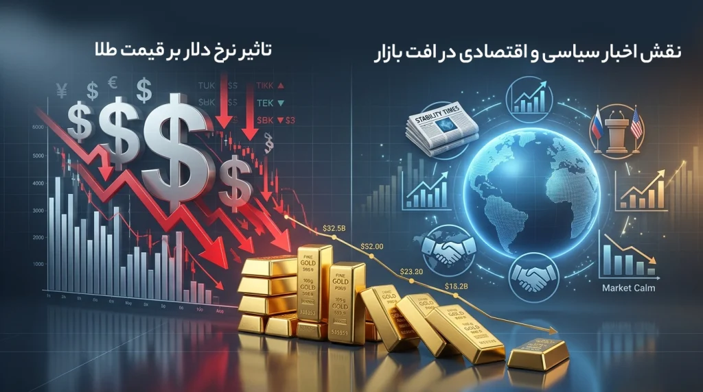 چه عواملی باعث کاهش قیمت طلا در ماه‌های اخیر شدند؟