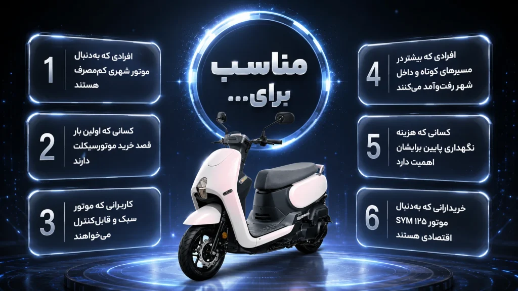 موتورسیکلت مدل SYM Galaxy CLB 125