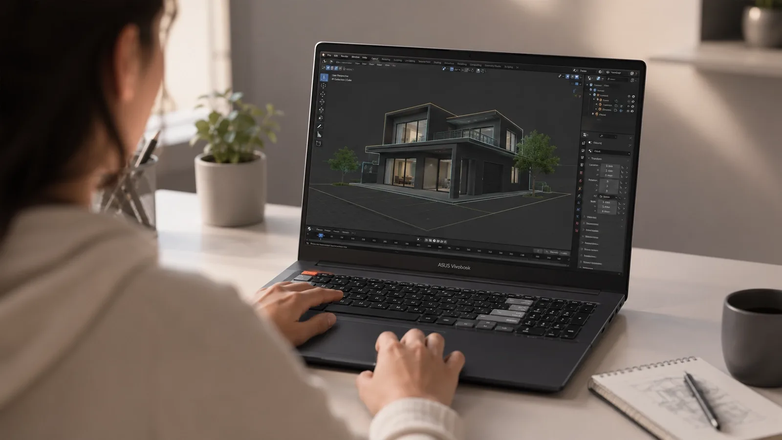 خرید لپ تاپ Vivobook برای طراحی و تولید محتوا