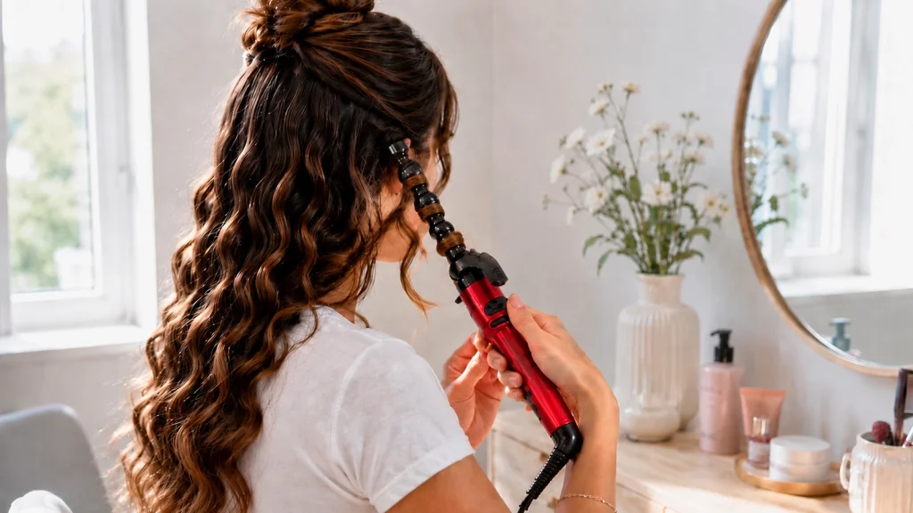 فر کننده مو مرواریدی (Pearl Curling Wand)