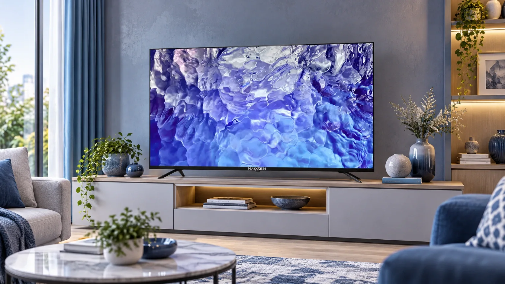 تلویزیون ال ای دی 55 اینچ مکسن مدل 55FU9400N هوشمند 4K UHD سیستم عامل اندروید 11