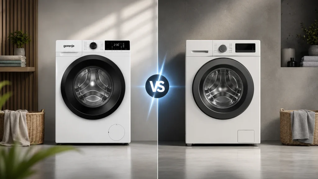 مقایسه ماشین لباسشویی Gorenje با برندهای رقیب