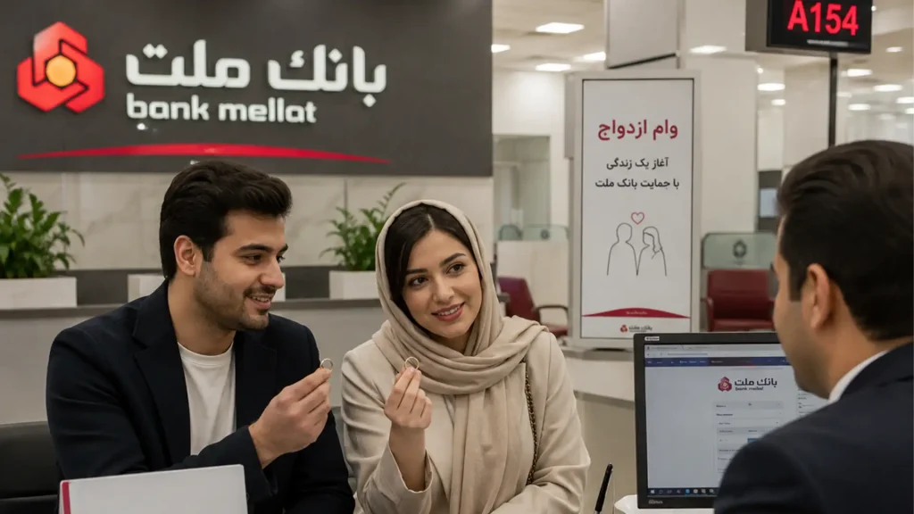 وام ازدواج بانک ملت