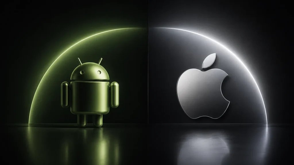 مقایسه اندروید و iOS