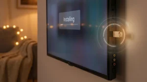 نصب برنامه روی تلویزیون با فلش مموری