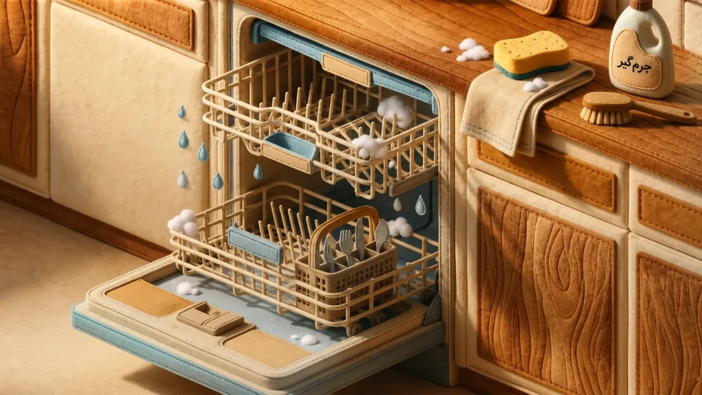 آموزش جرم گیری ماشین ظرفشویی