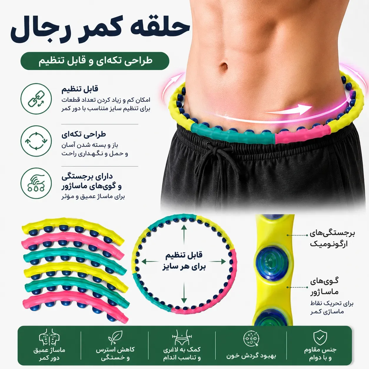 حلقه کمر رجال