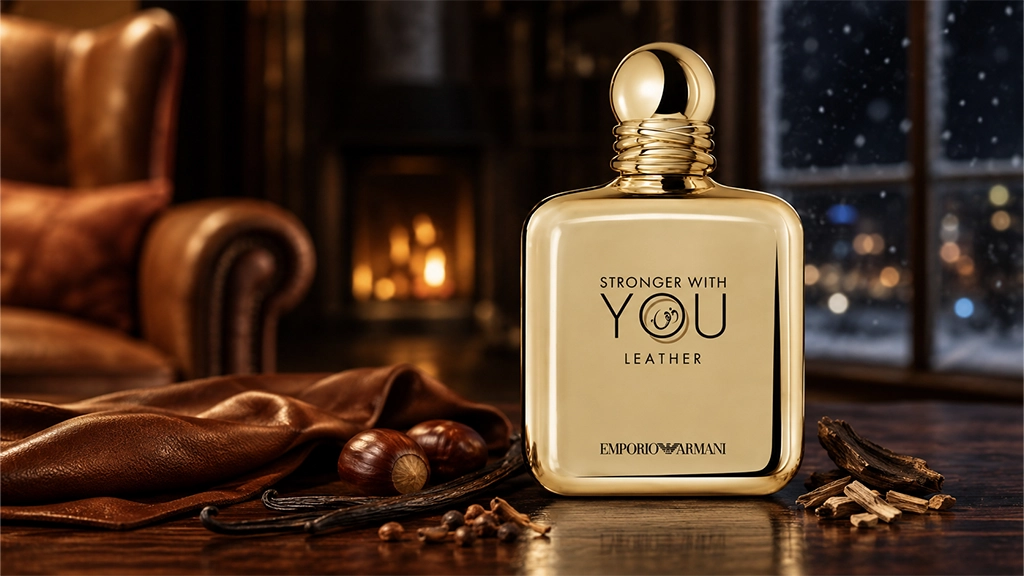 آرمانی Stronger With You Leather، خرید عطر گرم مردانه