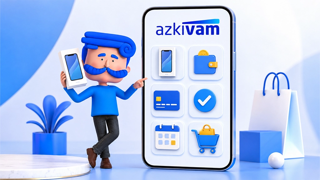 خرید موبایل با طرح ازکی‌وام