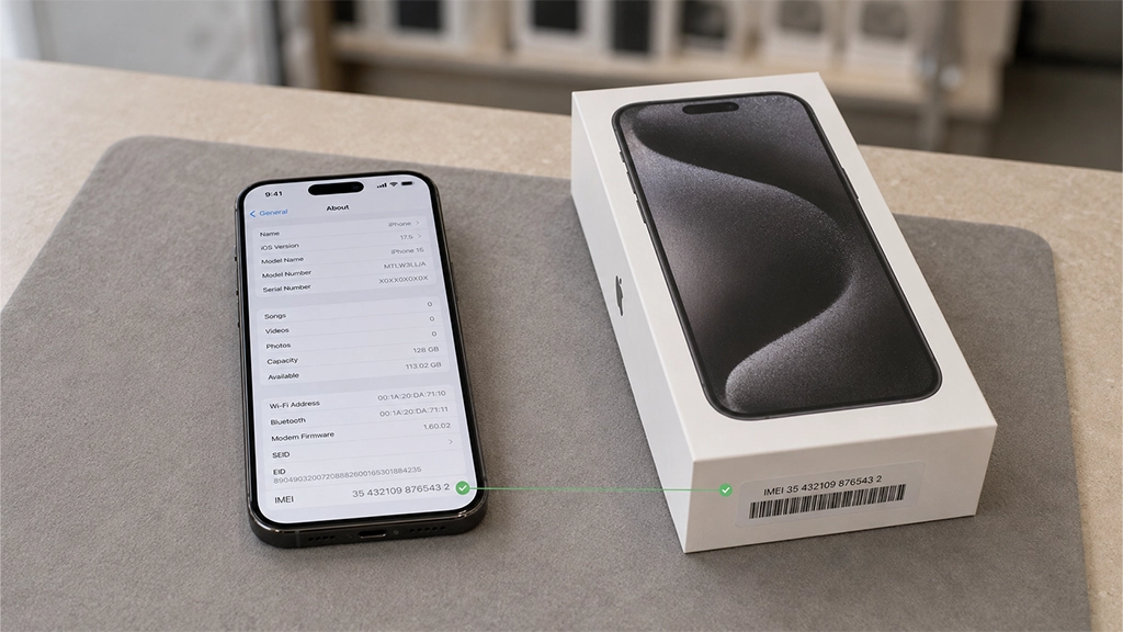 IMEI گوشی را با مشخصات دستگاه تطبیق دهید