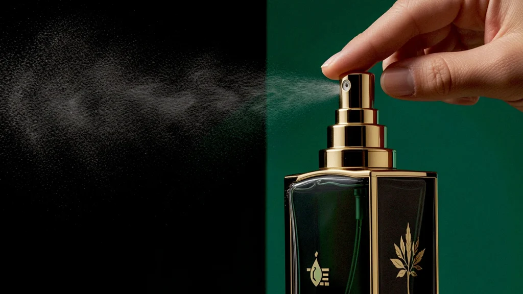 پمپ و نحوه اسپری شدن عطر را امتحان کنید