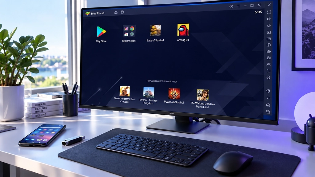  اجرای برنامه‌های اندروید با BlueStacks
