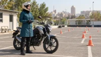گواهینامه موتورسیکلت برای زنان