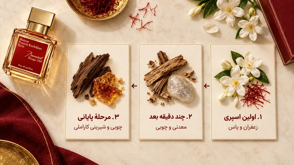 باکارات رژ 540 چه بویی دارد؟