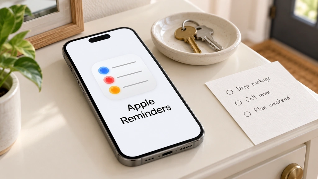 Apple Reminders؛ بهترین پلنر رایگان و ساده برای آیفون