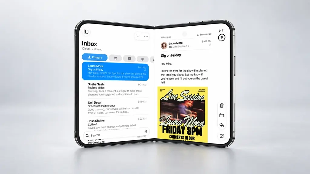 iPhone Duo؛ اولین آیفون تاشوی اپل بالاخره از راه رسید