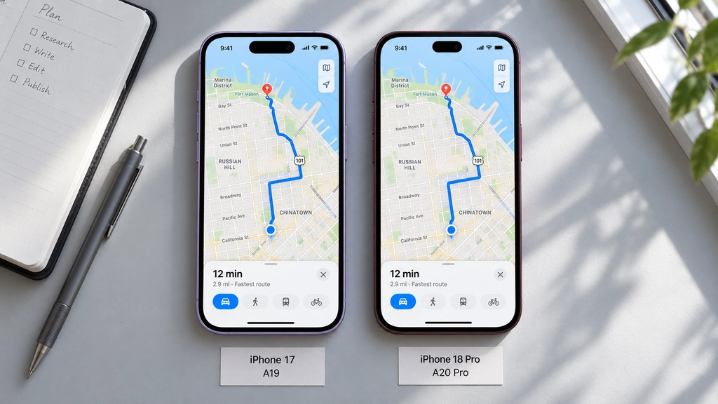پردازنده A19 در برابر A20 Pro