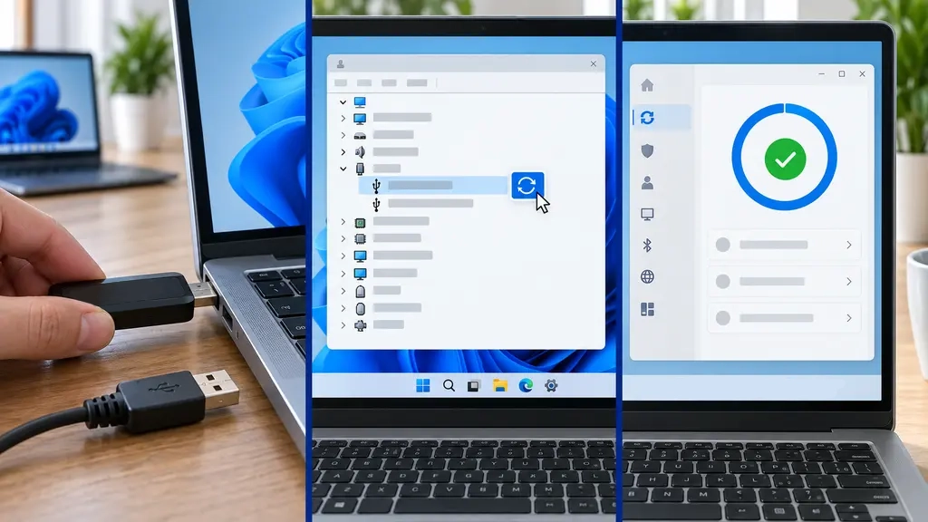 ادامه روش های رفع مشکل کار نکردن پورت USB لپ تاپ