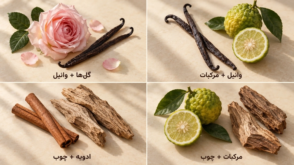 ترکیب عطر زنانه و مردانه 