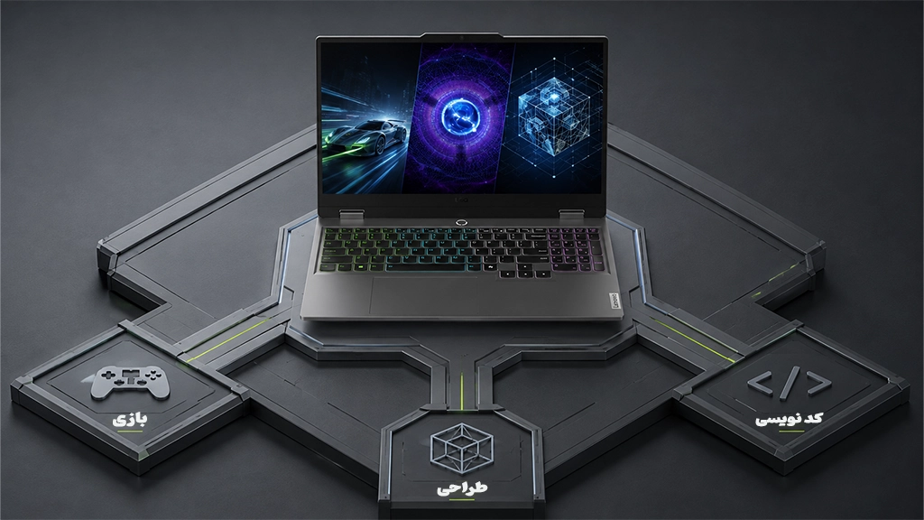 2. لپ تاپ لنوو LOQ 15IRX9 i5 13450HX 24GB 512SSD RTX3050