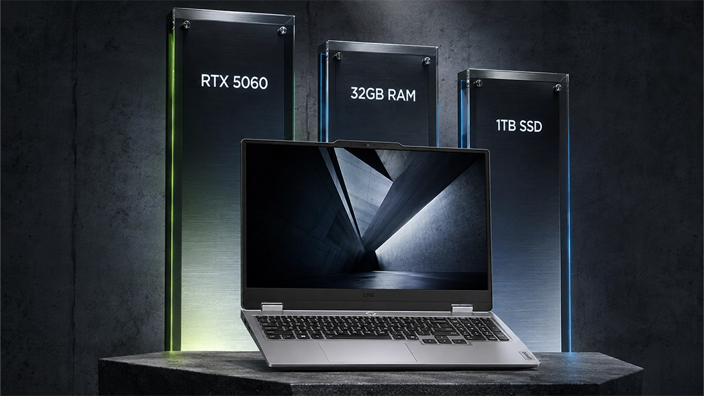 لپ تاپ لنوو LOQ 15IRX10 i7 14700HX 32GB 1TB SSD RTX5060